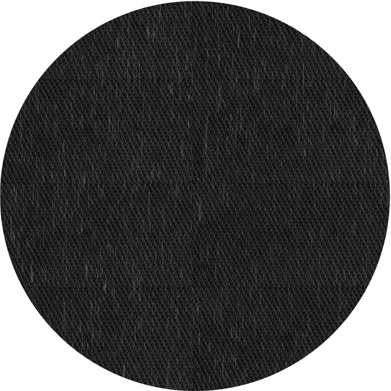 Tapis de zone noire à motifs Claire, Rond 8 pi