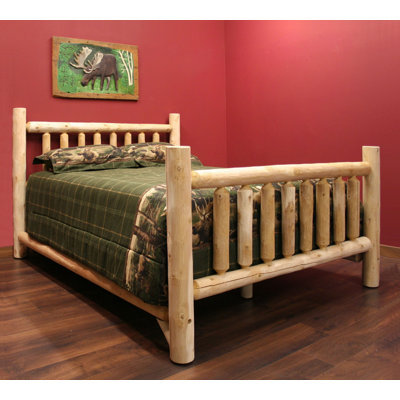 Keturah Unfinished Solid Wood Open-Frame Bed