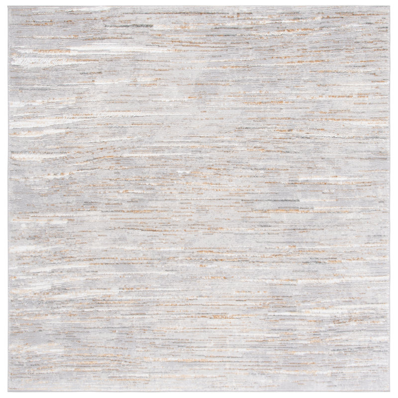 Korn Performance Abstract Rug, Square 6'7"