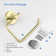 Circular Wall Mounted Toilet Paper Holder