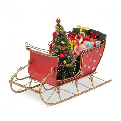 Large Sleigh With Tree & Gifts