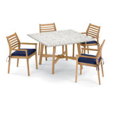 Wexford and Mera Outdoor 5 - Piece Dining Set with Cushions