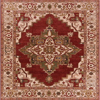 Tapis oriental rouge / beige