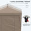 Auvent Outsunny avec parois latérales Pop Up-110378459