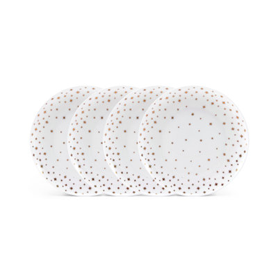Millie Gold 9 in. Salad Plates