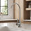  Robinet filtrant d'eau potable pour osmose inversée, robinet de boisson à poignée simple avec bec pivotant