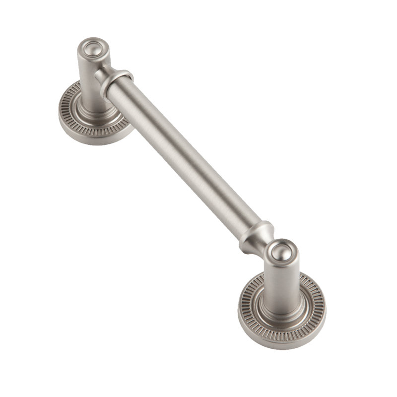 Poignée barre 4 po Minted, 4", Nickel satiné