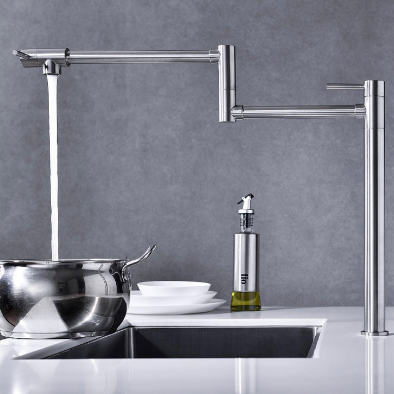Naiyafly Kitchen Faucet, Brushed Nickel