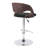 Chaffins Swivel Adjustable Height Barstool in Faux Leather, Chrome Base-50232297-50232299