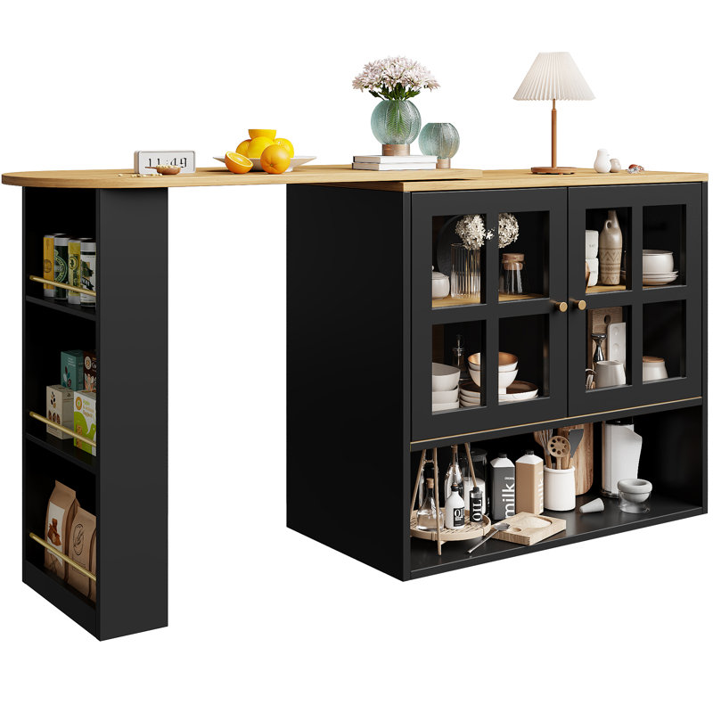 204cm Home Bar, Black