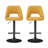 Adjustable Swivel Barstool Set of 2