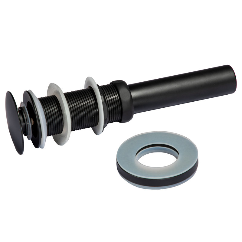 Drain d'évier de salle de bain Grid, Noir mat