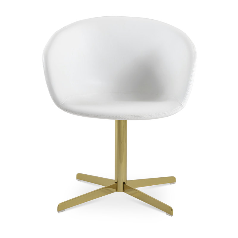 Chaise de salle à manger Tribeca, Noir, noir, noir, noir, Blanc / Blanc