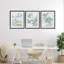 Ensemble de 3 cadres flottants Wild Blooms avec des contours détaillés, design par CAD Designs-167298227-167298236