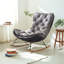 Chaise berçante moderne rembourrée-104351753