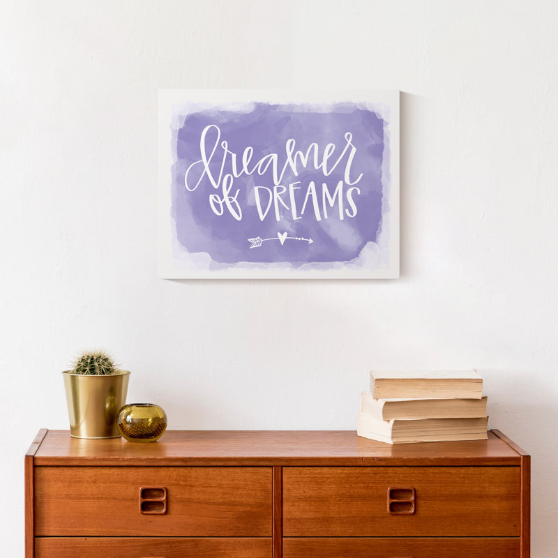 Dreamer Of Dreams Print On Canvas; AB3727BBB2294E83BE7BC0C45022AB8D Square, 16" H x 20" W x 1.25" D