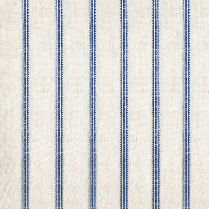Farmhouse Striped Linen Blend Textured Light Filtering Semi Sheer Rod Pocket Back Tab Curtains, Grey, 52" W x 72" L
