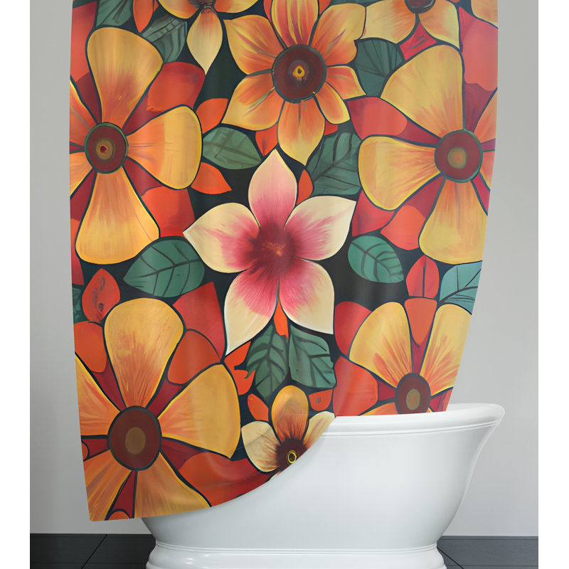 Rideau de douche Thonotosassa, H 72 po x l 70 po