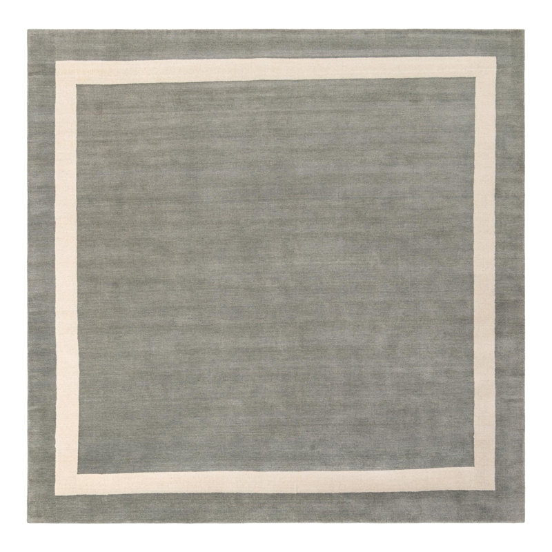 Tapis en laine naturel Jill Zarin Somerset, Carré 10 pi