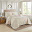 Ensemble de couvre-lit réversible 3 pièces crème-130419406-130419408
