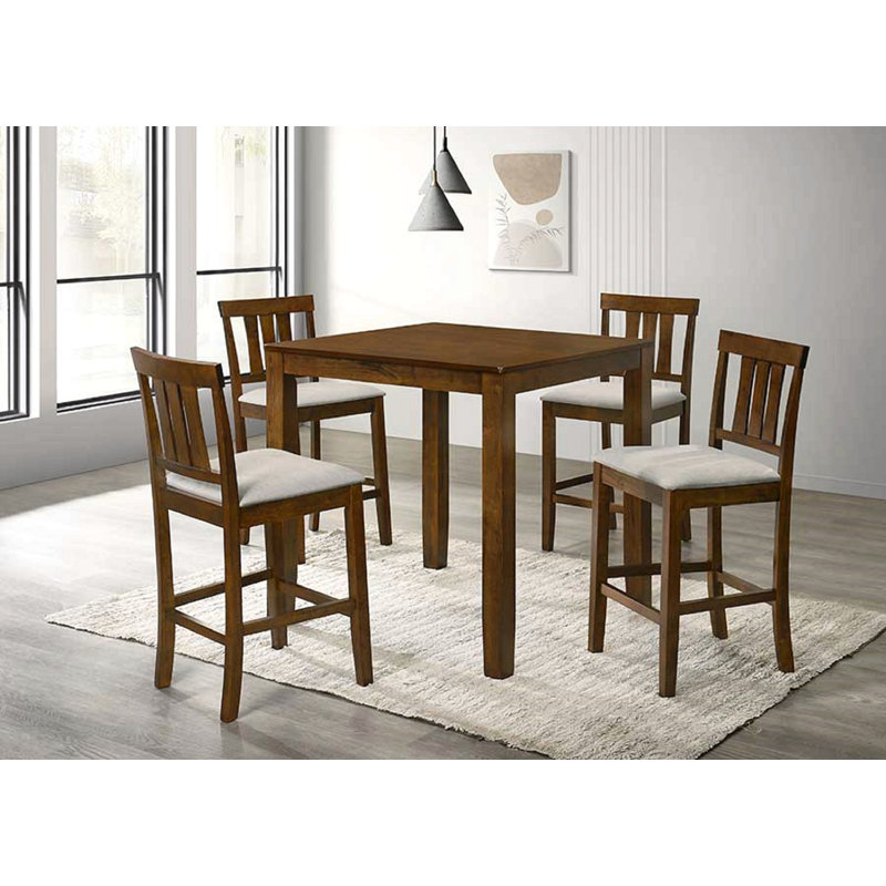 Mobilier de salle à manger à hauteur de comptoir 2 pièces