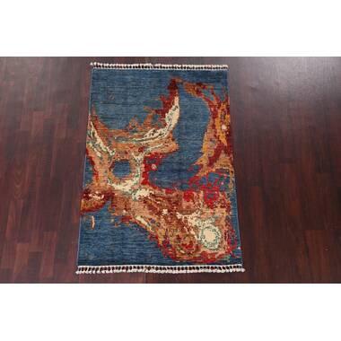 Isabelline One-of-a-Kind 3' X 4'6 New Age Wool Area Rug in