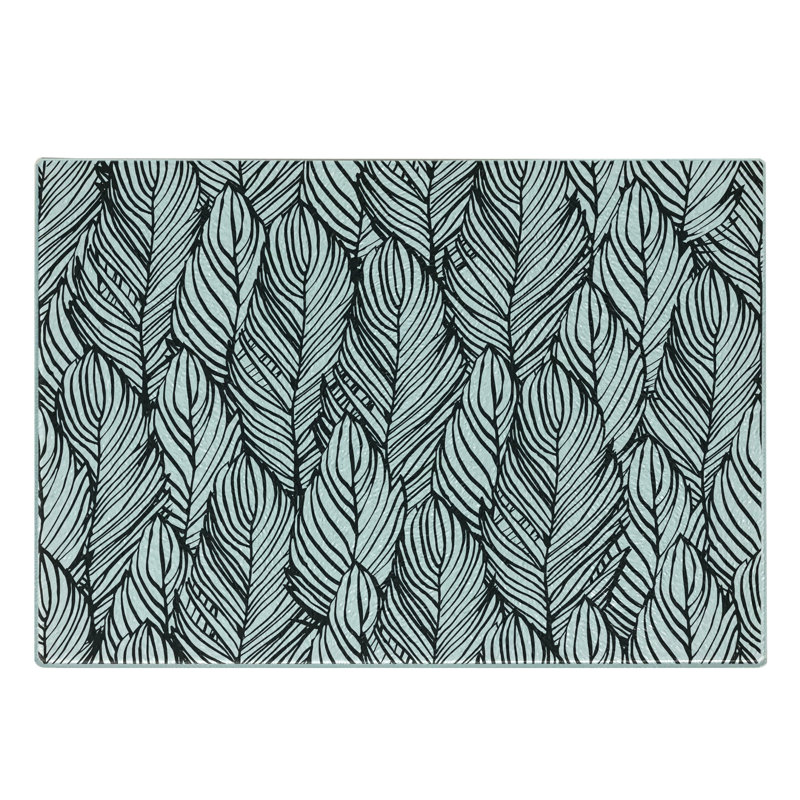 Planche à découper en verre trempé Ambesonne