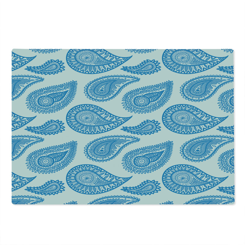 Planche à découper en verre motif cachemire east urban home