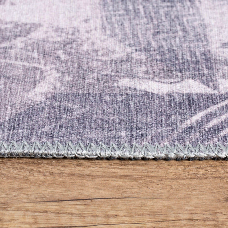 Tapis 100% polyester de qualité supérieure, 6,9 x 10,2 pi | 1850 g / m², hauteur de poils de 0,2 po | Polyester recyclé dessous | Lavable à la machine à 30 ° C | Conception douce, durable et écologique pour les espaces de vie modernes