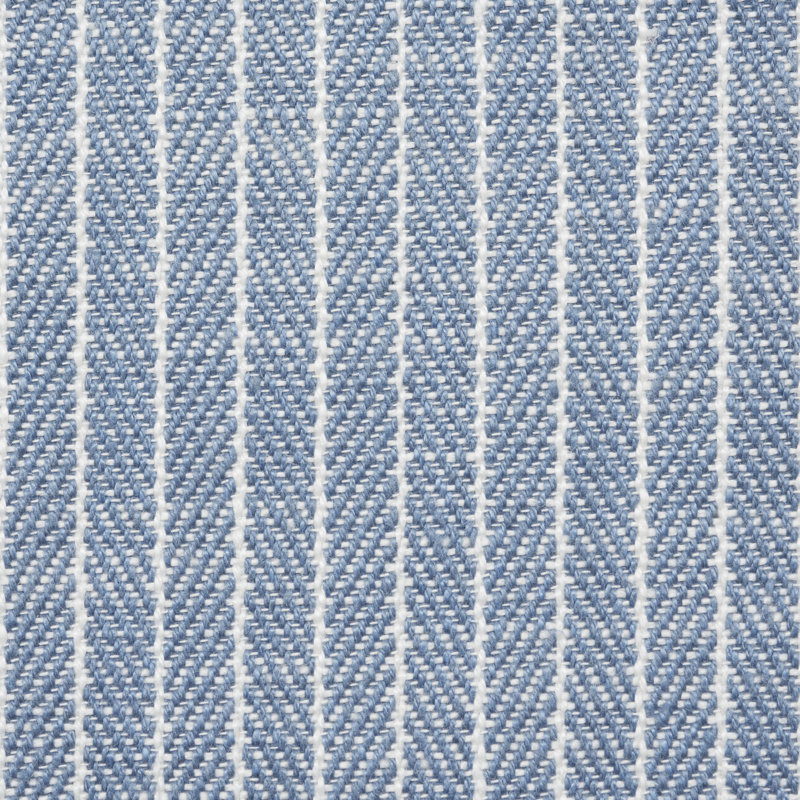 Garter Stripe Indoor/Outdoor Fabric, Sky