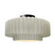 Single Light Ceramic LED Semi Flush Mount