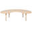 Half-Moon Plastic Adjustable Height Kids Activity Table by Flash Furniture-49248628