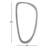 Contour Black Mango Wood Wall Mirror