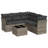 Vidaxl Garden Sofa Set Grey, Dark Grey