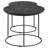 Matte Black 2-Piece Nesting Table