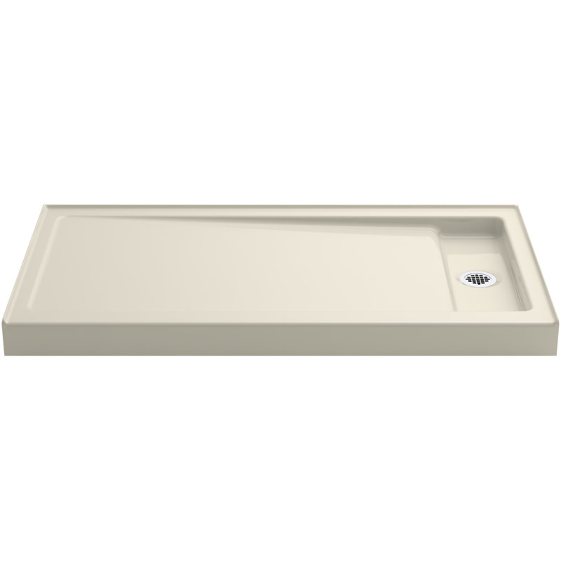 Bellwether Single-Threshold Shower Base, Almond