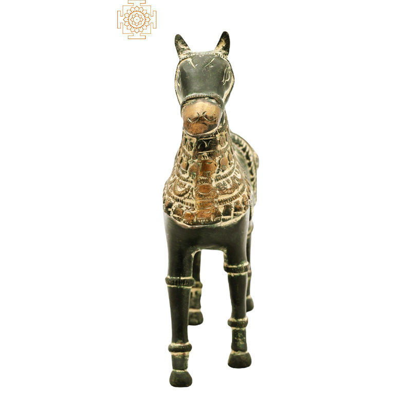 Annaluiza Handmade Statue Decorative Object, Green