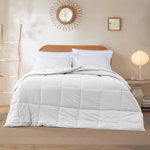 Modern Threads Comforter Duvet Insert, Reversible Quilted Down Alternative Comforter with Corner Tabs, All Season Bedding