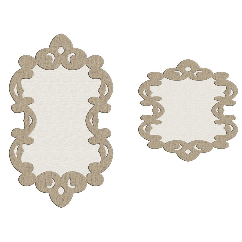 Heineman 2 Piece Bath Mat Set, Beige