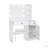 Vanity Desk Set With 3 Lights Brightness Adjustable, Mirror, Makeup Vanity Desk With Large Drawers & Three Level Storage Dreeser