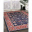 Tapis oriental rouge / bleu / gris-1187221799