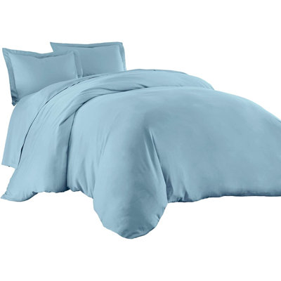  Silky Smooth Rayon 3 Piece Cooling Duvet Cover Set