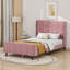 Lit plateforme en tissu d'ameublement-384478277-384478279