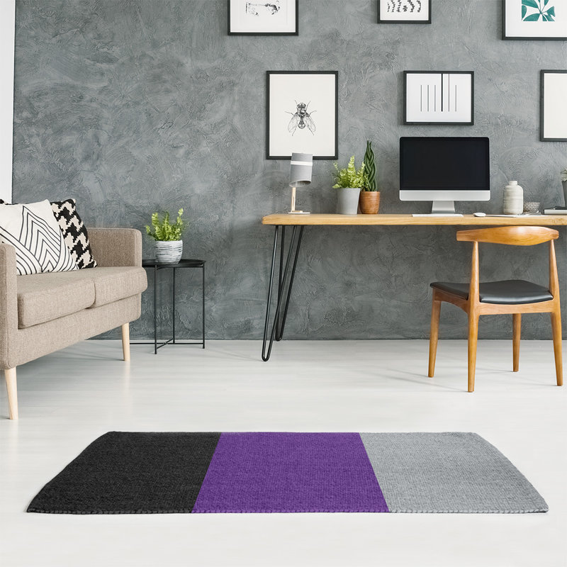 Tapis mauve/noir, Rectangle 2 pi x 3 pi