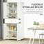 Armoire de cuisine 72 po avec 2 grandes armoires à double porte et 1 tiroir central
