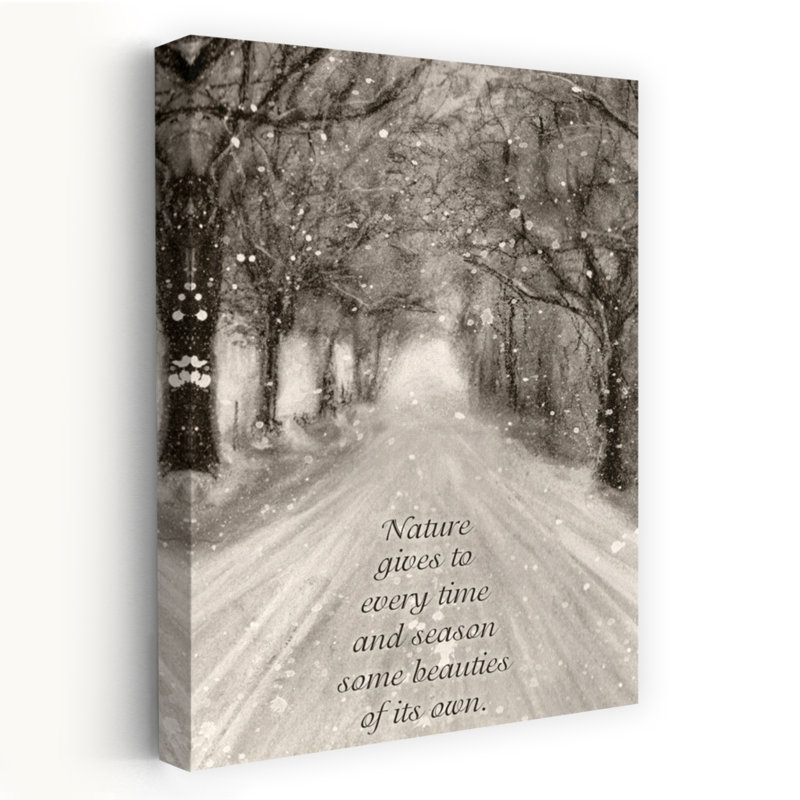 Beauté hivernale - Photographie contemporaine, paysage, arbres, H 32 po x l 48 po