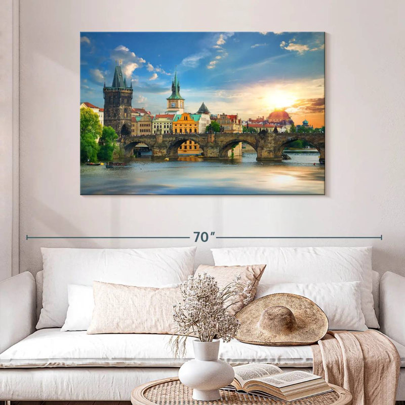 Lilie Charles Bridge, H 32 po x l 48 po