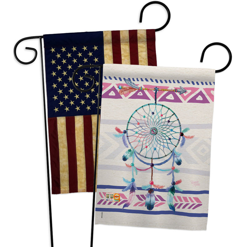 Drapeau de maison en polyester 2 côtés 1 pi 5 po x 1 pi