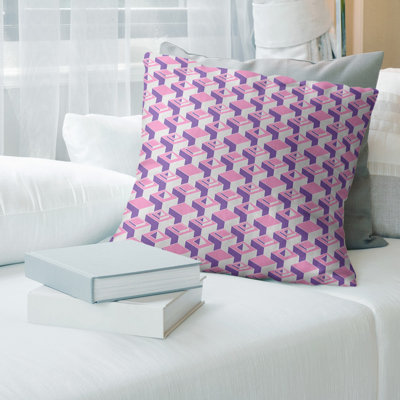 Skyscrapers Pattern Throw Pillow