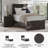 Haley Twin Panel Bed-123300286-123300287